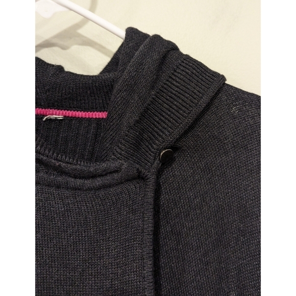 Lululemon Peace of Mind Hooded Wrap in Heathered Black Size 4 - Picture 2 of 12